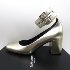 Saint Laurent Babies 70 Wedding Leather Pumps